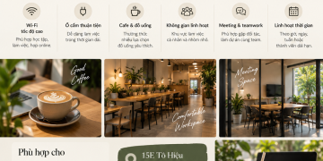 Cafe Coworking Tân Phú – Không Gian Cà Phê & Làm Việc Linh Hoạt