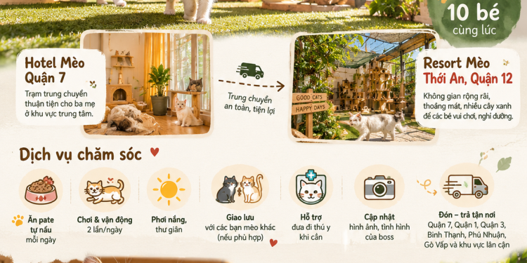 🐱 RESORT MÈO THỚI AN – QUẬN 12