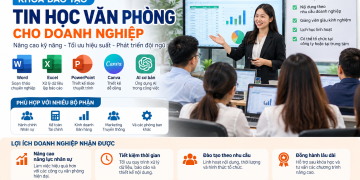 Khóa Học Tin Học Văn Phòng, Canva Và AI Cơ Bản Tại TP.HCM Cho Đối Tác Công Ty